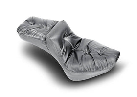 Mustang 84-06 Harley Standard Rear Tire Duke Extra Wide 1PC Seat - Black