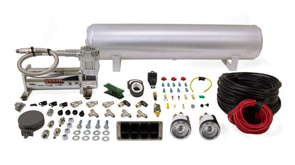 4-Way Manual Control system (1/4" Air Lines, 4 Gallon Tank, 380 Compressor)