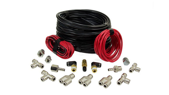 4-Way Manual Control system (1/4" Air Lines, 4 Gallon Tank, 380 Compressor)