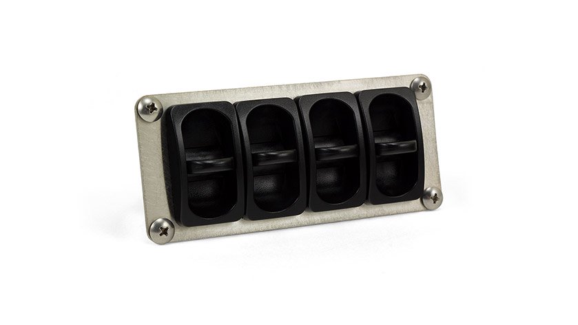4-Way Manual Control system (1/4" Air Lines, 4 Gallon Tank, 380 Compressor)