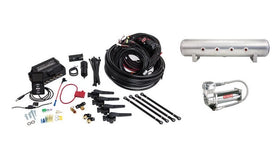 Air Lift Performance 3H (1/4" Air Line, 4 Gallon 7-Port Lightweight Raw Aluminum Tank, VIAIR 444C Compressor)