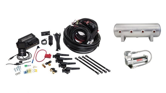 Air Lift Performance 3H (3/8" Air Line, 2.5 Gallon Lightweight Raw Aluminum Tank, VIAIR 444C Compressor)