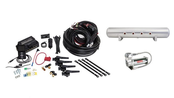 Air Lift Performance 3H (3/8" Air Line, 5 Gallon Lightweight Raw Aluminum Tank, VIAIR 444C Compressor)