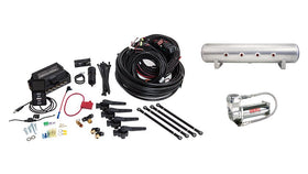 Air Lift Performance 3H (3/8" Air Line, 4 Gallon 7-Port Lightweight Raw Aluminum Tank, VIAIR 444C Compressor)
