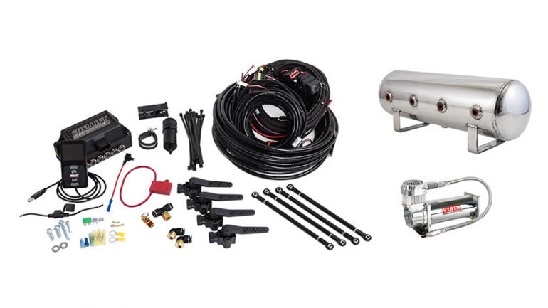 Air Lift Performance 3H (1/4" Air Line, 2.5 Gallon Lightweight Polished Aluminum Tank, VIAIR 444C Compressor)