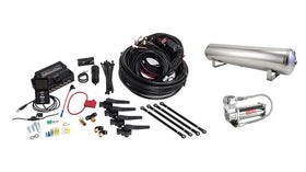 Air Lift Performance 3H (1/4" Air Line, 4 Gallon 5-Port Lightweight Polished Aluminum Tank, VIAIR 444C Compressor)