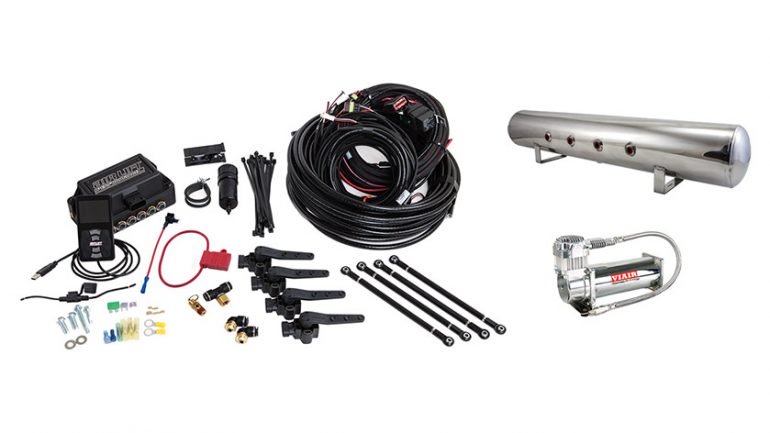 Air Lift Performance 3H (1/4" Air Line, 5 Gallon Lightweight Polished Aluminum Tank, VIAIR 444C Compressor)