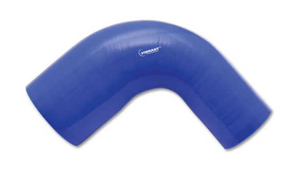 Silicone Transition Elbow 90° - 2.75" I.D. X 3.00" I.D. (BLUE)