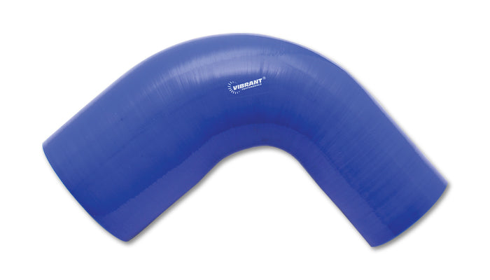 Silicone Transition Elbow 90° - 2.75" I.D. X 3.00" I.D. (BLUE)