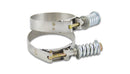Vibrant SS T-Bolt Clamps Pack of 2 Size Range: 4.28in to 4.58in OD For use w/ 4in ID Coupling-1