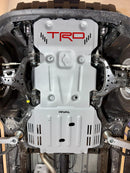 RIVAL Aluminum Transmission Catalytic Converter Skid Plate 2024-2025 Toyota Tacoma 4Gen 4WD 2WD Except Hybrid Compatible With TRD*-4