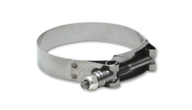 Vibrant SS T-Bolt Clamps Pack of 2 Size Range: 3.50in to 3.80in O.D. For use w/ 3.25in I.D. coupling
