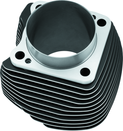 Twin Power 17-Up M8 Black 4.25 Inch Big Bore Cylinders Pair - 0
