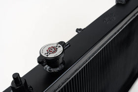 K-Swap 92-00 Honda Civic / 94-01 Acura Integra All-Aluminum Radiator - Black - 0
