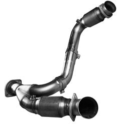 Kooks 3" SS Catted Y-Pipe. 2009-2010 GM Truck 6.2L. Connects to OEM. - 0