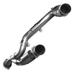 Kooks 3" SS Catted Y-Pipe. 2009-2010 GM Truck 6.2L. Connects to OEM.