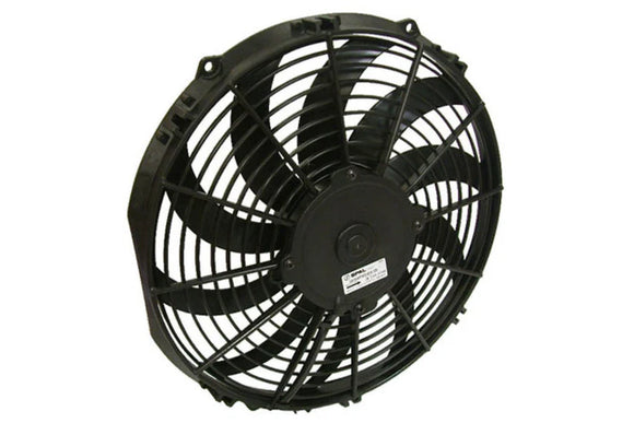 92-00 Civic All-Aluminum Fan Shroud w/ 12-inch SPAL Fan - Black