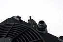Universal Half Radiator - Evo 7/8/9 / 92-00 Civic - w/ SPAL Fan & Shroud - Black-3