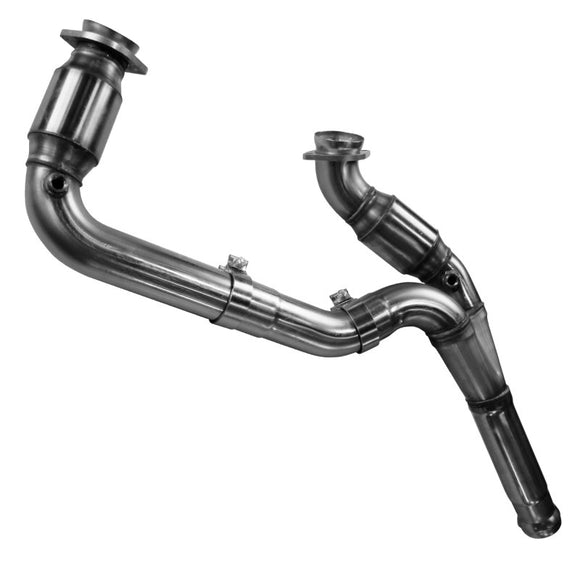 Kooks 3" Stainless GREEN Catted Y-Pipe. 2014-2018 GM 1/2 Ton Truck 6.2L.