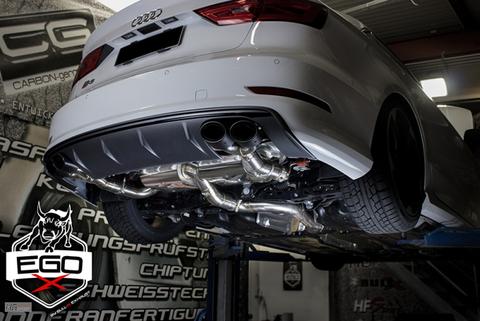 EGO-X 3" Catback Exhaust For Audi S3 (8V)
