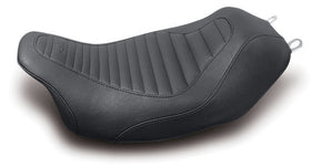 Mustang 08-21 Harley Electra Glide Std, Rd Glide, Rd King, Str Glide Tripper Solo Seat - Black