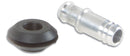 Vibrant 10mm (2/5in) O.D. Aluminum Vacuum Hose Fitting (includes Rubber Grommet)-1