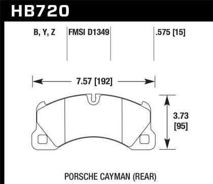 Hawk Street Ceramic Touring Front Brake Pads (Macan S)