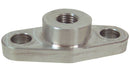 Flange Oil Feed Tapped 1/8" NPT (T3 / T4 / T04) w/M8 x 1.25 Bolts-1