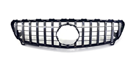 Zunsport Mercedes A Class W176 AMG GT-R Panamericana Style Front Grille - Black / Chrome ZMC003