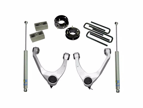 Superlift 14-18 Chevy Silv 1500 2WD 3.5in Lift Kit w/ Alum/Steel Control Arms & Bilstein Rear Shocks