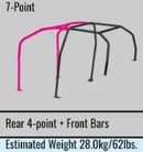 Cusco Steel Roll Cage 7-Point 4/5-Passenger Through Dash Mitsubishi Evo 10 CZ4A (S/O / No Cancel)-1