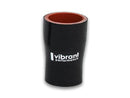 Vibrant 4 Ply Reducer Coupling 1in x 1.25in x 3in Long (BLACK)-1