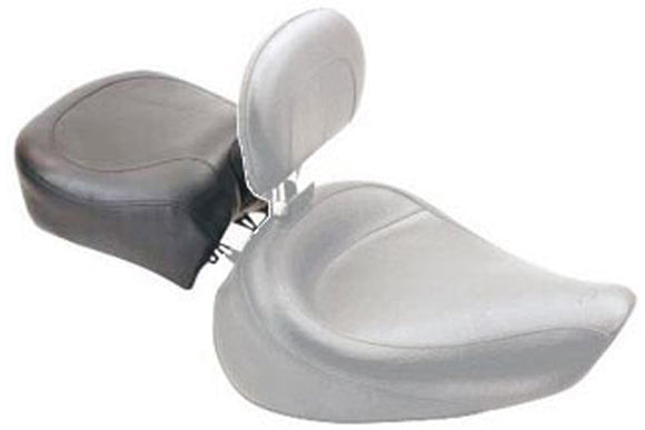 Mustang 06-17 Harley Dyna Wide Touring Recessed Passenger Seat - Black