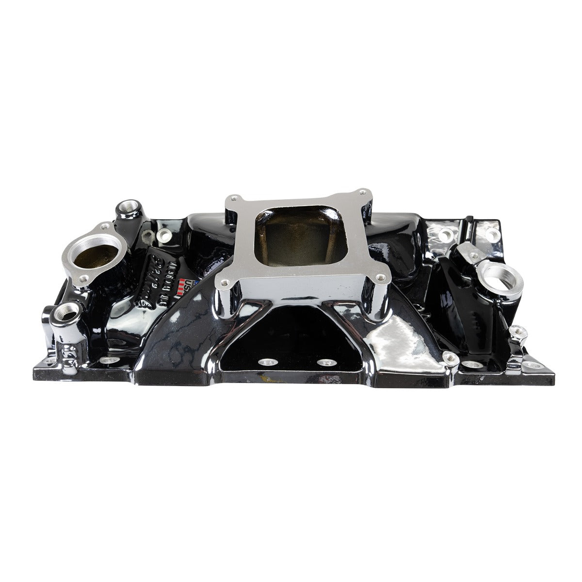 EDELBROCK Victor Jr. 23 Degree Black Plasma Intake Manifold Small-Block Chevy - 0