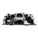 EDELBROCK Victor Jr. 23 Degree Black Plasma Intake Manifold Small-Block Chevy-2