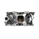 EDELBROCK Victor Jr. 23 Degree Intake Manifold For Small-Block Chevy, Chrome Plasma Finish-1