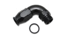 Vibrant -8AN Hose to -10ORB Aluminum 90 deg One Piece Fitting for PTFE Hose-1