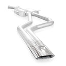 Stainless Works 2004 GTO 3in Catback Chambered Mufflers X-Pipe Slash Cut Tips-1