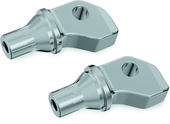 Kuryakyn Tapered Peg Adapters Scout & Octane Chrome