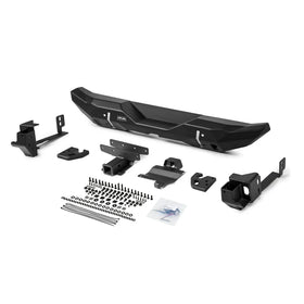 RIVAL Rear Aluminum Stubby Bumper 2018-2025 Jeep Wrangler JL