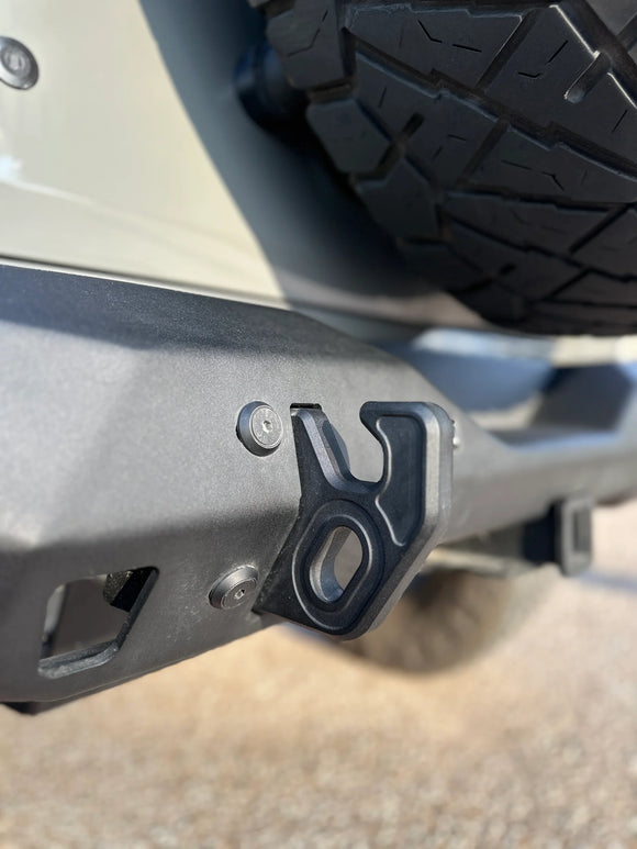 RIVAL Rear Aluminum Stubby Bumper 2018-2025 Jeep Wrangler JL