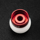 Ford Mustang Shift Knob - White Knob w/ Race Red-2