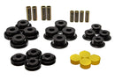 Energy Suspension 97-06 Jeep Wrangler TJ Blk Rear Control Arm Bushings (Must reuse OEM Outer Shells-1