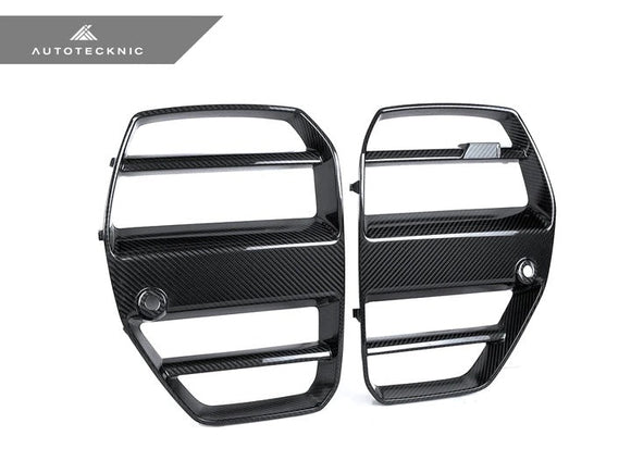 Autotecknic Dry Carbon Podium V1 Front Grille - BMW | G80 M3 | G82/ G83 M4