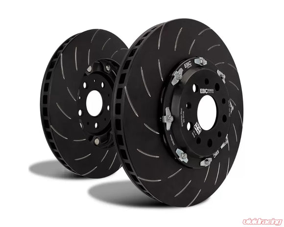 EBC Racing 11-21 Jeep Grand Cherokee 6.4L / 2018+ Dodge Durango SRT 2 Piece SG Racing Front Rotors