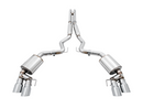 AWE Touring Edition Cat-back Exhaust for the 2018+ Mustang GT - Quad Chrome Silver Tips-6