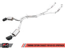 AWE Touring Edition Exhaust for Audi B9 RS 5 Coupe - Non-Resonated - Diamond Black RS-style Tips-6