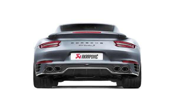Akrapovic 16-17 Porsche 911 Turbo/Turbo S (991.2) Rear Carbon Fiber Diffuser - High Gloss