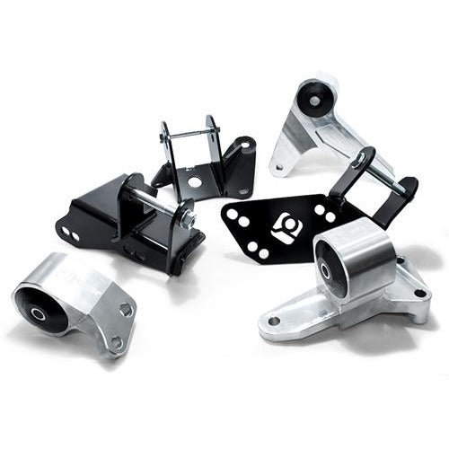 Innovative 96-00 Civic K-Series Silver Aluminum Mounts 95A Bushings (EG/DC Subframe)