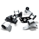 Innovative 96-00 Civic K-Series Silver Aluminum Mounts 85A Bushings (EG/DC Subframe)-1